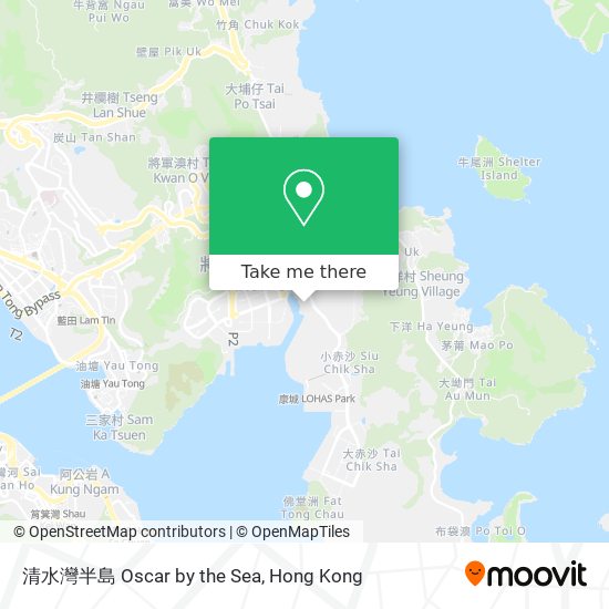 清水灣半島 Oscar by the Sea map