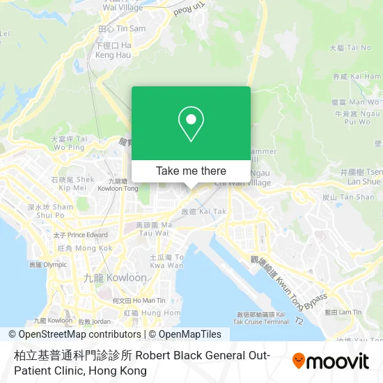 柏立基普通科門診診所 Robert Black General Out-Patient Clinic地圖