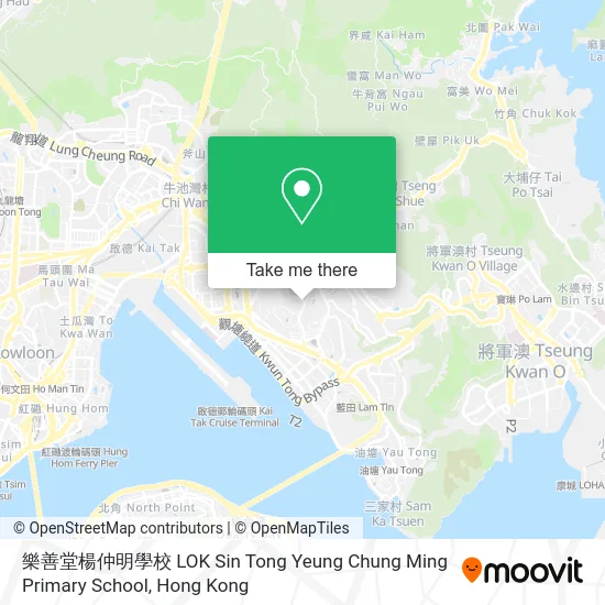 樂善堂楊仲明學校 LOK Sin Tong Yeung Chung Ming Primary School map