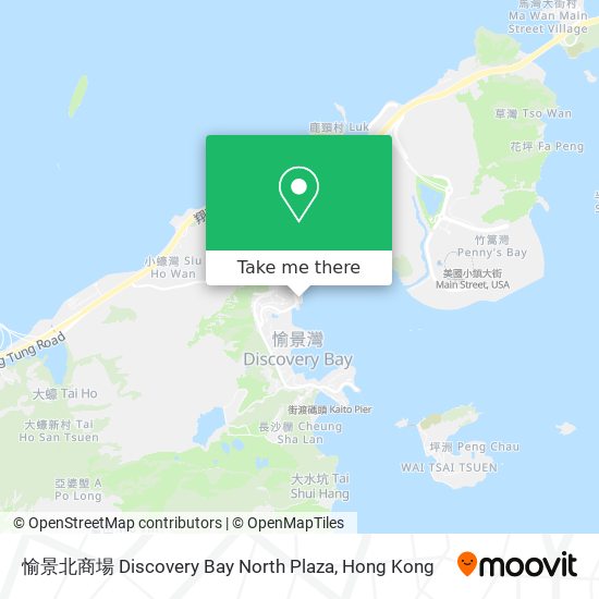 愉景北商場 Discovery Bay North Plaza map