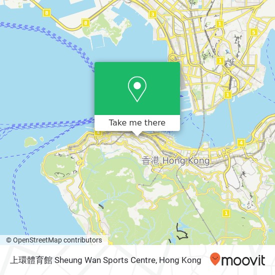 上環體育館 Sheung Wan Sports Centre map