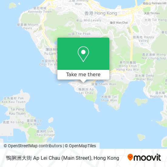 鴨脷洲大街 Ap Lei Chau (Main Street)地圖