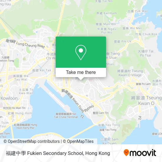 福建中學 Fukien Secondary School map