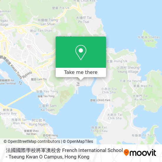 法國國際學校將軍澳校舍 French International School - Tseung Kwan O Campus map