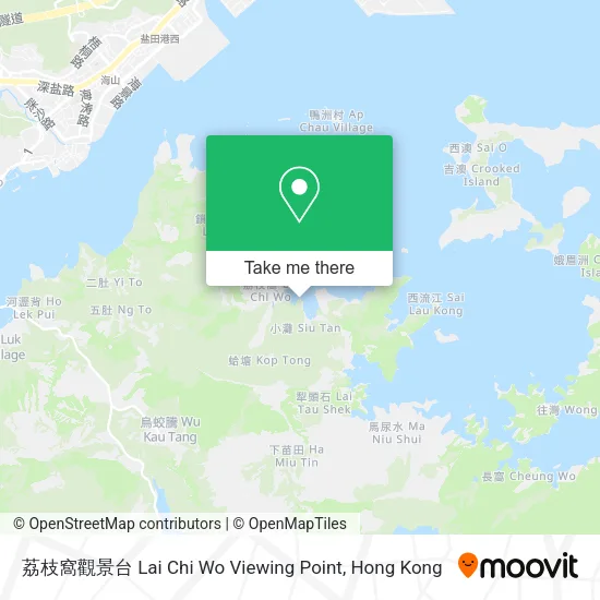 荔枝窩觀景台 Lai Chi Wo Viewing Point map