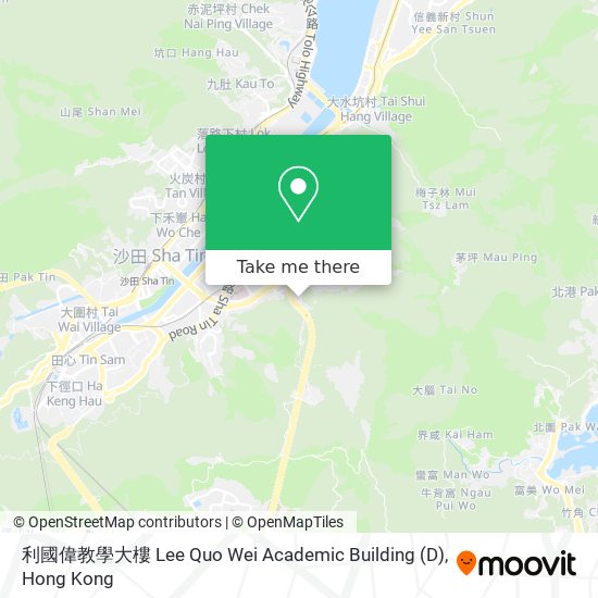 利國偉教學大樓 Lee Quo Wei Academic Building (D) map