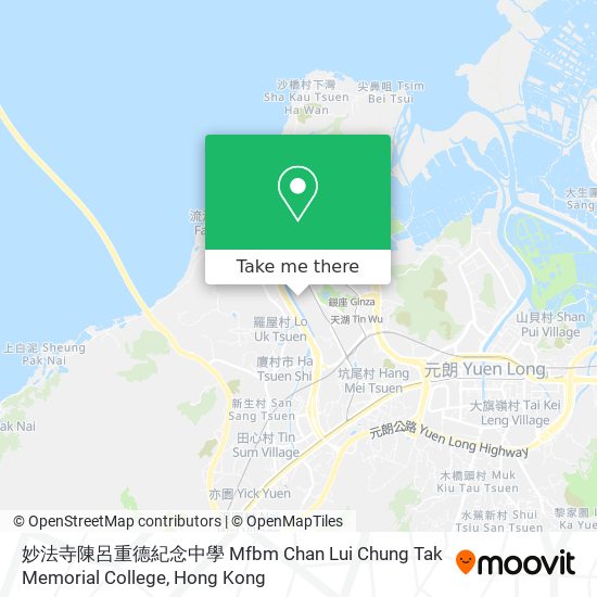 妙法寺陳呂重德紀念中學 Mfbm Chan Lui Chung Tak Memorial College map