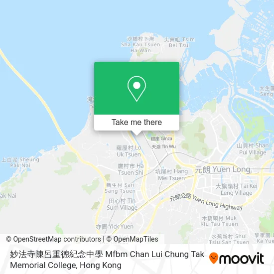 妙法寺陳呂重德紀念中學 Mfbm Chan Lui Chung Tak Memorial College map