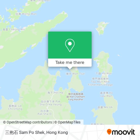 三抱石 Sam Po Shek map
