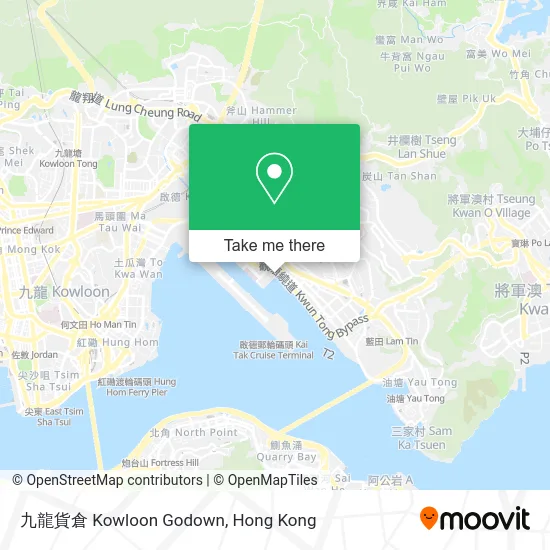 九龍貨倉 Kowloon Godown map