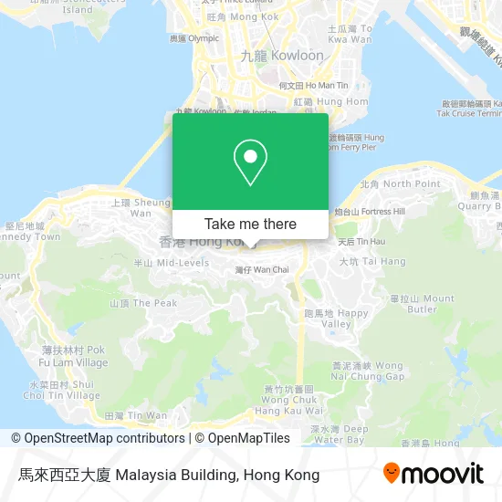 馬來西亞大廈 Malaysia Building map