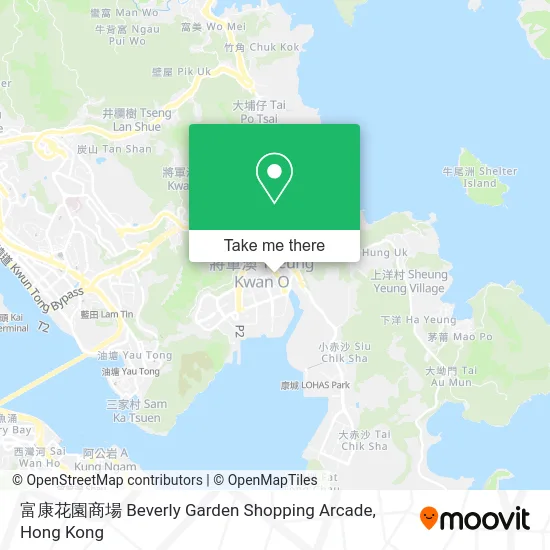 富康花園商場 Beverly Garden Shopping Arcade map