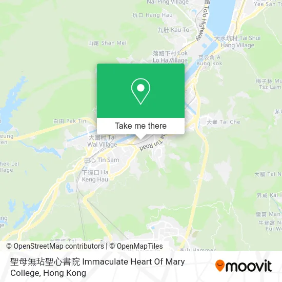 聖母無玷聖心書院 Immaculate Heart Of Mary College map