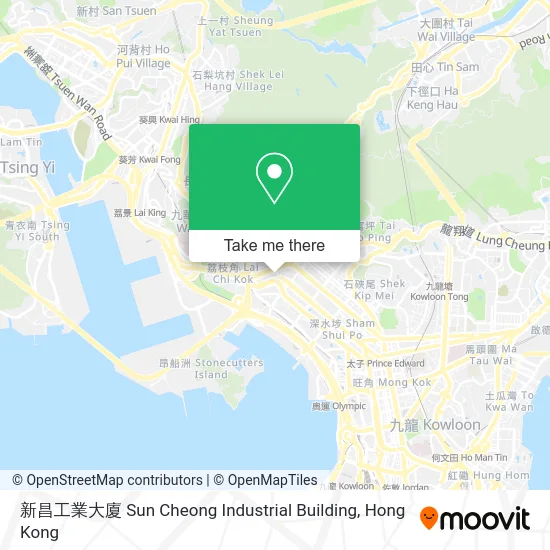 新昌工業大廈 Sun Cheong Industrial Building map