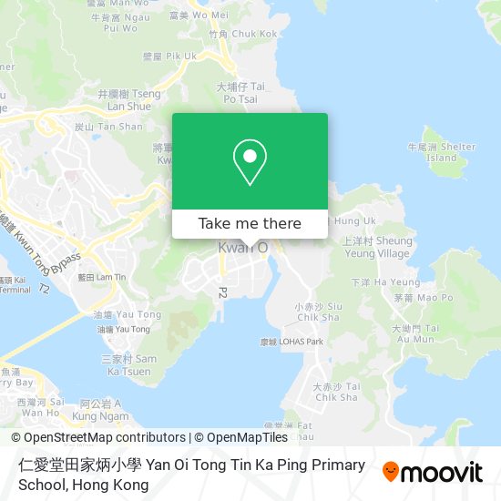 仁愛堂田家炳小學 Yan Oi Tong Tin Ka Ping Primary School map