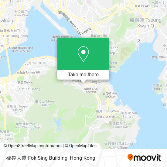 福昇大廈 Fok Sing Building map