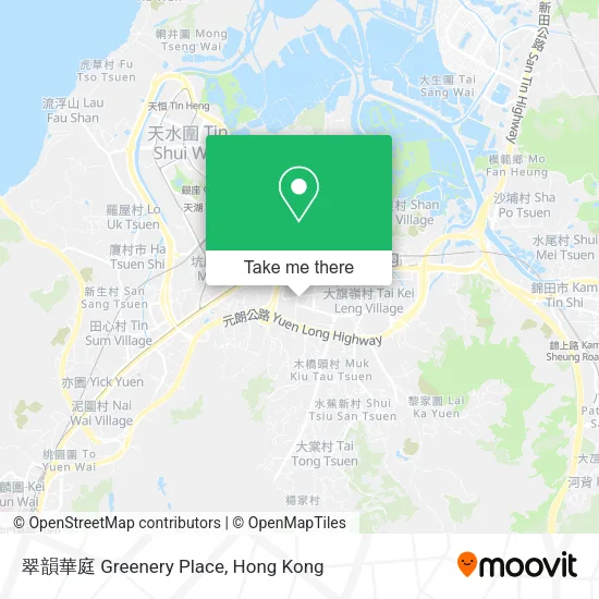 翠韻華庭 Greenery Place地圖