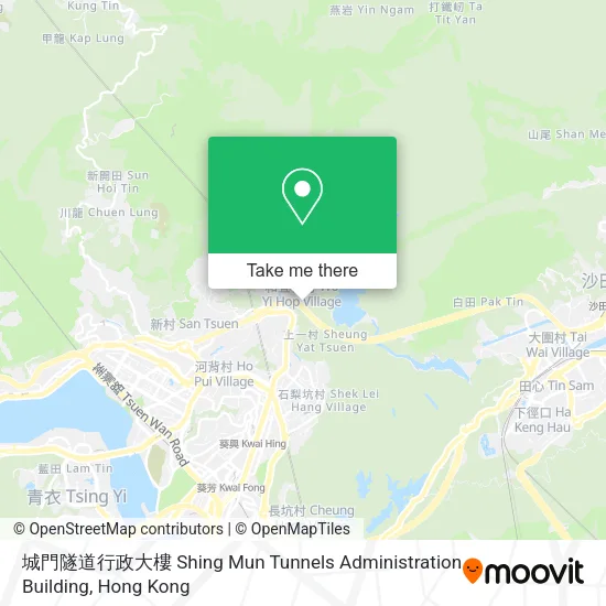 城門隧道行政大樓 Shing Mun Tunnels Administration Building地圖