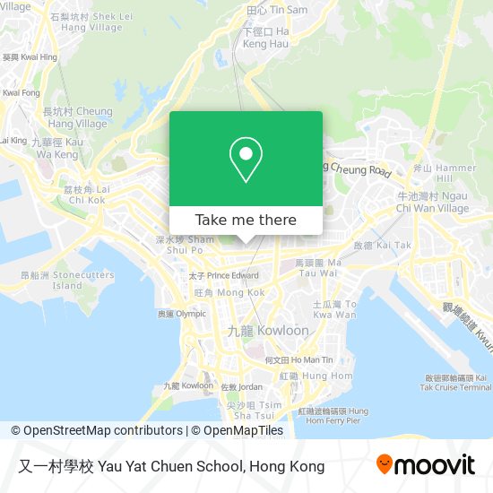 又一村學校 Yau Yat Chuen School map