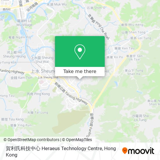 賀利氏科技中心 Heraeus Technology Centre map