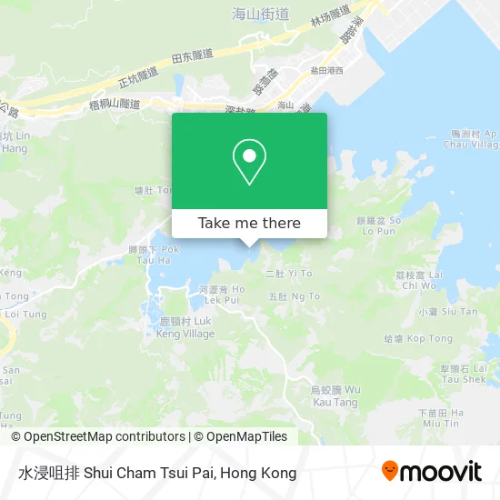 水浸咀排 Shui Cham Tsui Pai地圖
