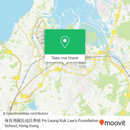 保良局羅氏信託學校 Po Leung Kuk Law's Foundation School map