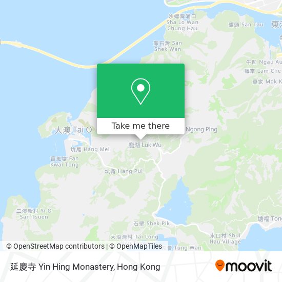 延慶寺 Yin Hing Monastery map