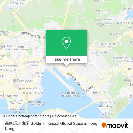 高銀環球廣場 Goldin Financial Global Square map