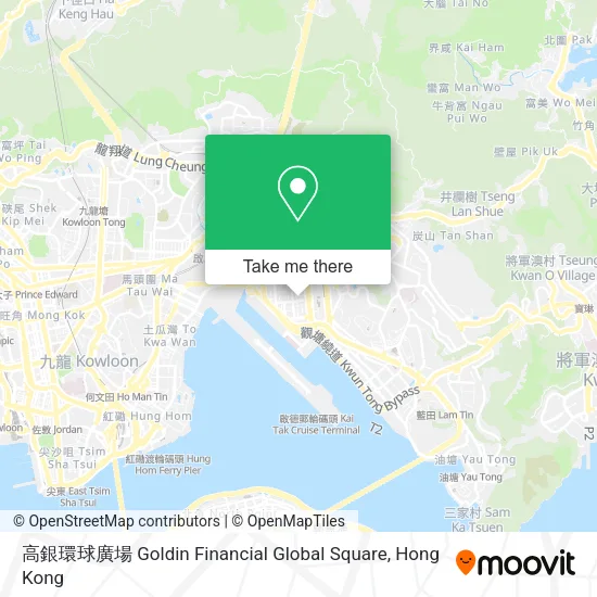 高銀環球廣場 Goldin Financial Global Square地圖
