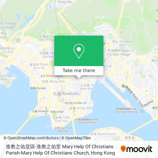 進教之佑堂區-進教之佑堂 Mary Help Of Christians Parish-Mary Help Of Christians Church map