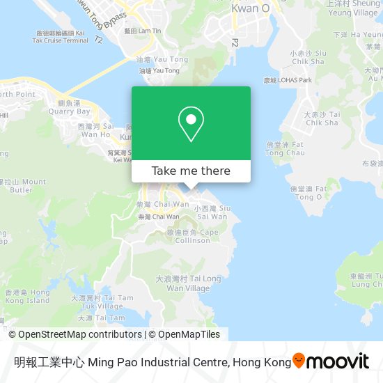 明報工業中心 Ming Pao Industrial Centre map