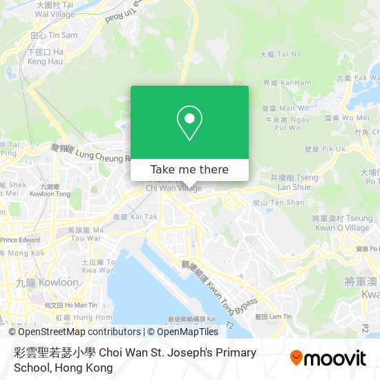 彩雲聖若瑟小學 Choi Wan St. Joseph's Primary School地圖