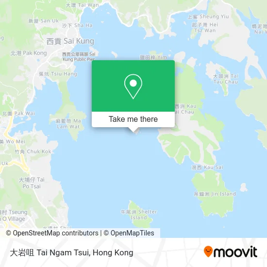 大岩咀 Tai Ngam Tsui map