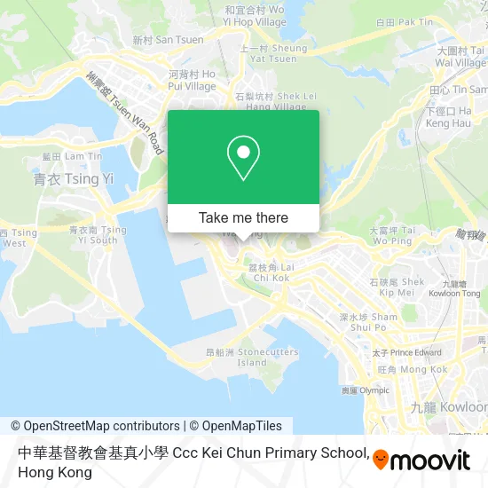 中華基督教會基真小學 Ccc Kei Chun Primary School map