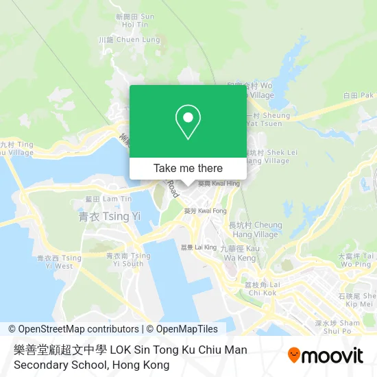 樂善堂顧超文中學 LOK Sin Tong Ku Chiu Man Secondary School地圖