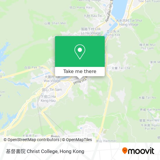 基督書院 Christ College map