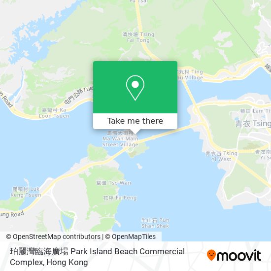 珀麗灣臨海廣場 Park Island Beach Commercial Complex map