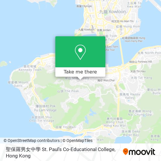 聖保羅男女中學 St. Paul's Co-Educational College map