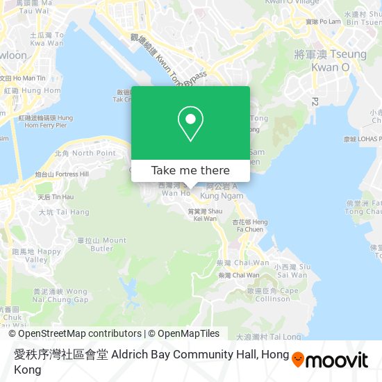 愛秩序灣社區會堂 Aldrich Bay Community Hall map