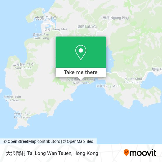 大浪灣村 Tai Long Wan Tsuen地圖
