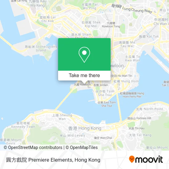 圓方戲院 Premiere Elements map