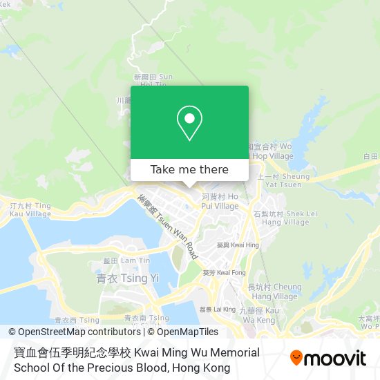 寶血會伍季明紀念學校 Kwai Ming Wu Memorial School Of the Precious Blood map