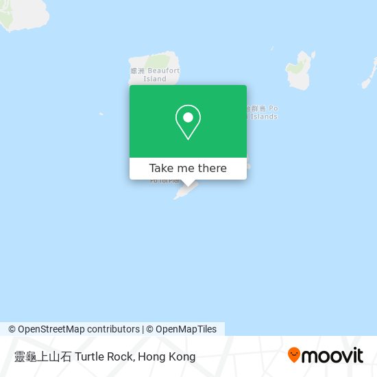 靈龜上山石 Turtle Rock地圖
