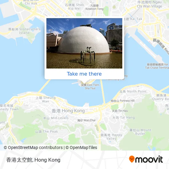 香港太空館地圖