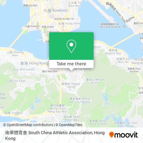 南華體育會 South China Athletic Association map