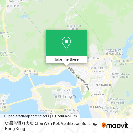 柴灣角通風大樓 Chai Wan Kok Ventilation Building map