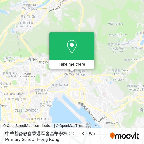 中華基督教會香港區會基華學校 C.C.C. Kei Wa Primary School map