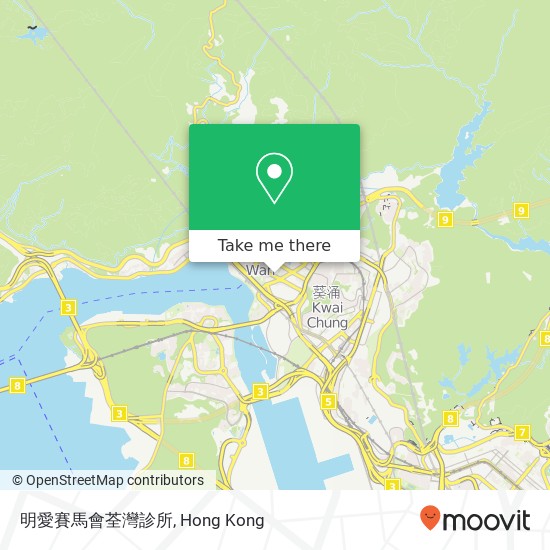 明愛賽馬會荃灣診所 map