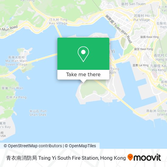青衣南消防局 Tsing Yi South Fire Station map