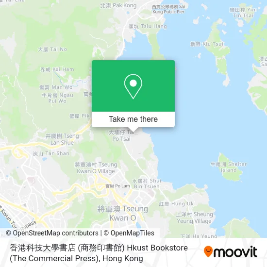 香港科技大學書店 (商務印書館) Hkust Bookstore (The Commercial Press) map